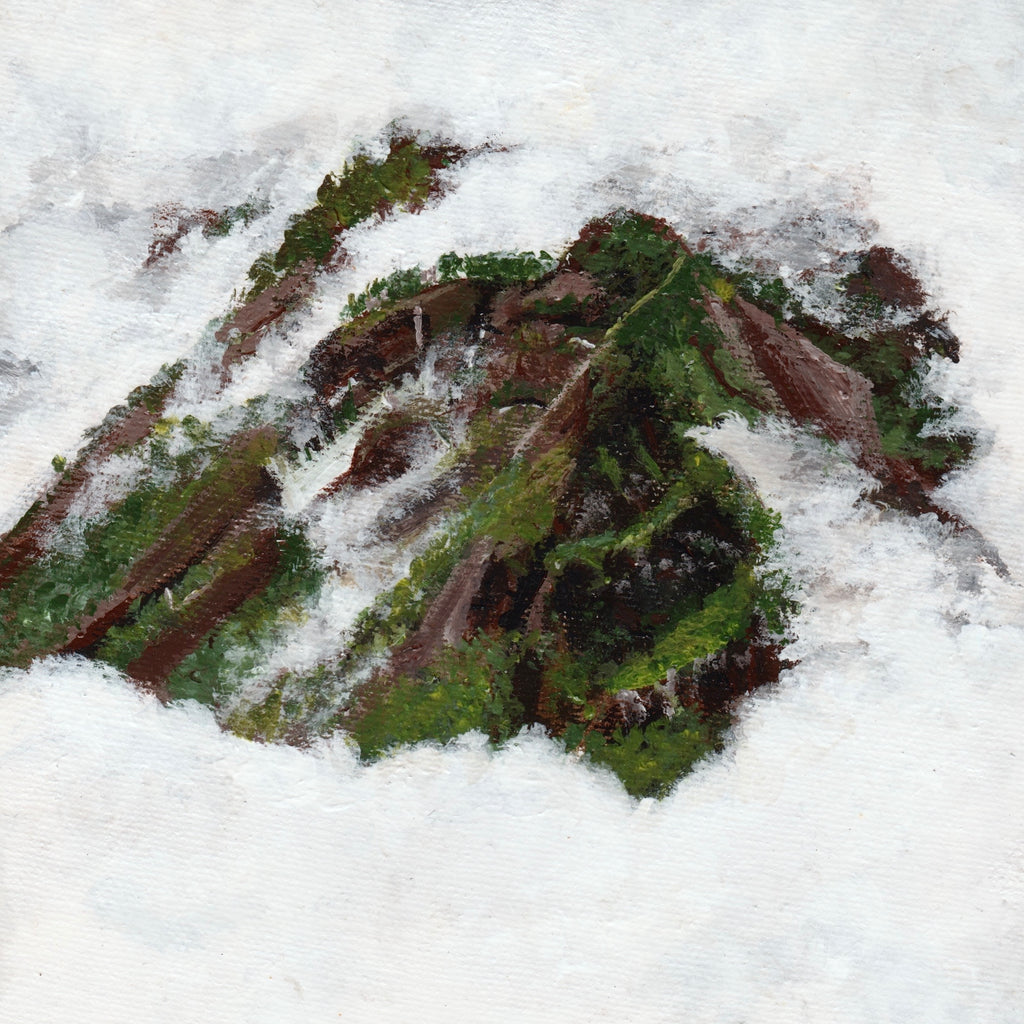 “Where Clouds Rest" Acrylic Painting