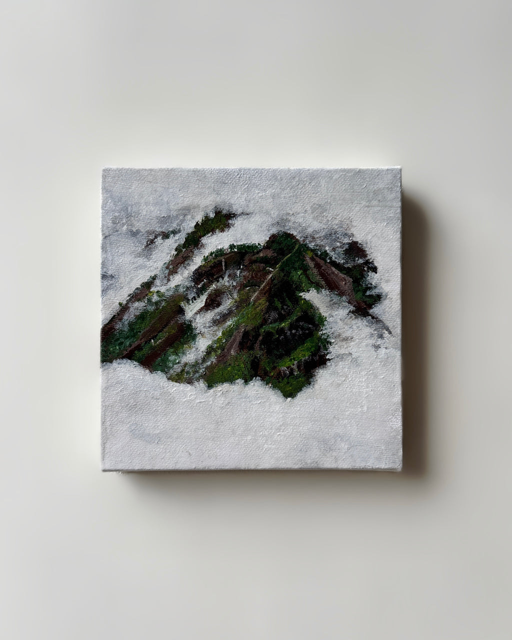 “Where Clouds Rest" Acrylic Painting