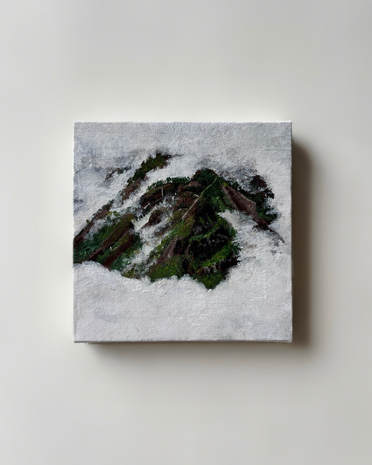 “Where Clouds Rest" Acrylic Painting