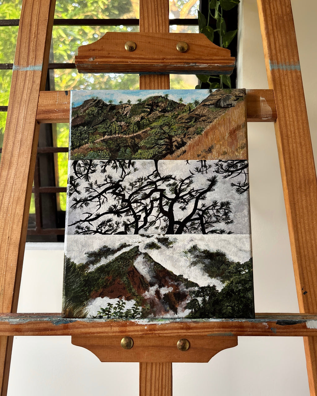 “Kabunian: Between Earth and Sky” Acrylic Painting
